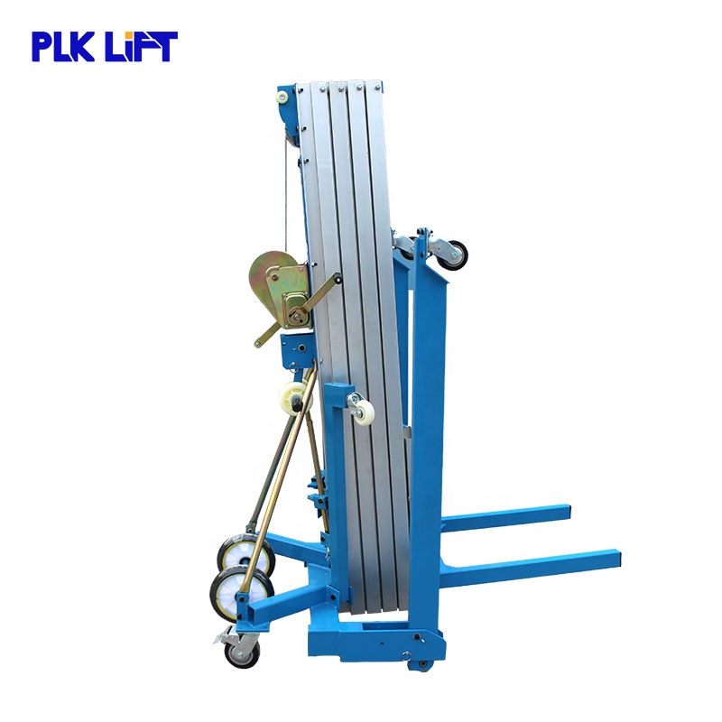 Portable CE Approved Aluminum Alloy Manual Lifting Platform