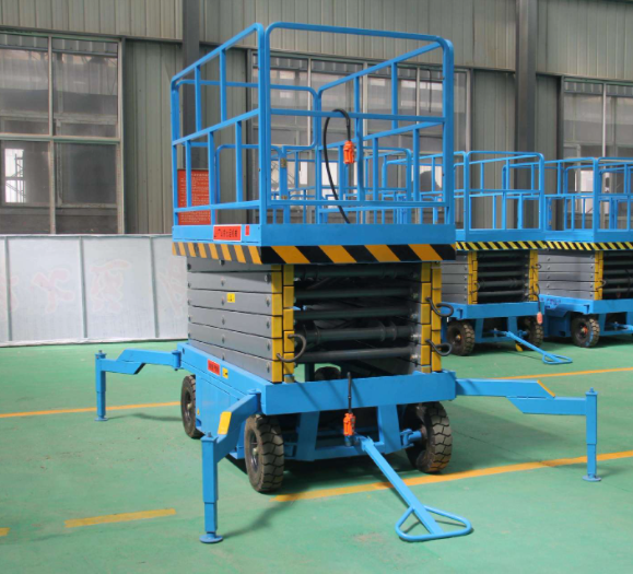 Factory price hydraulic 6m height manlift platform electric mobile scissor lift 
