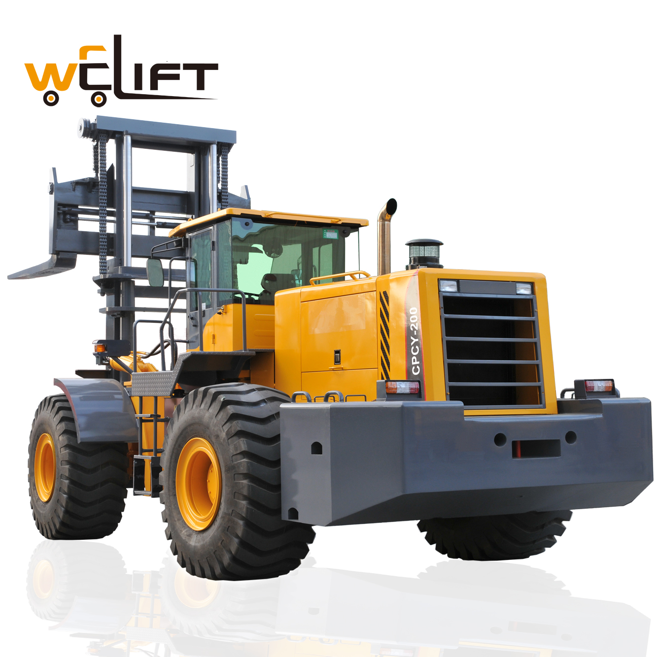 Rough terrain 4x4 forklift 4 wheel drive off road forklift 16 ton rough terrain forklift