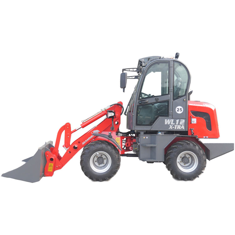China hydraulic backhoe loader mini wheel loader digger for sale