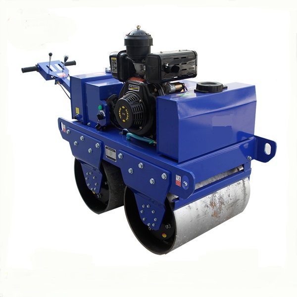 Walking type Road Roller With Mini Tandem Double Drum