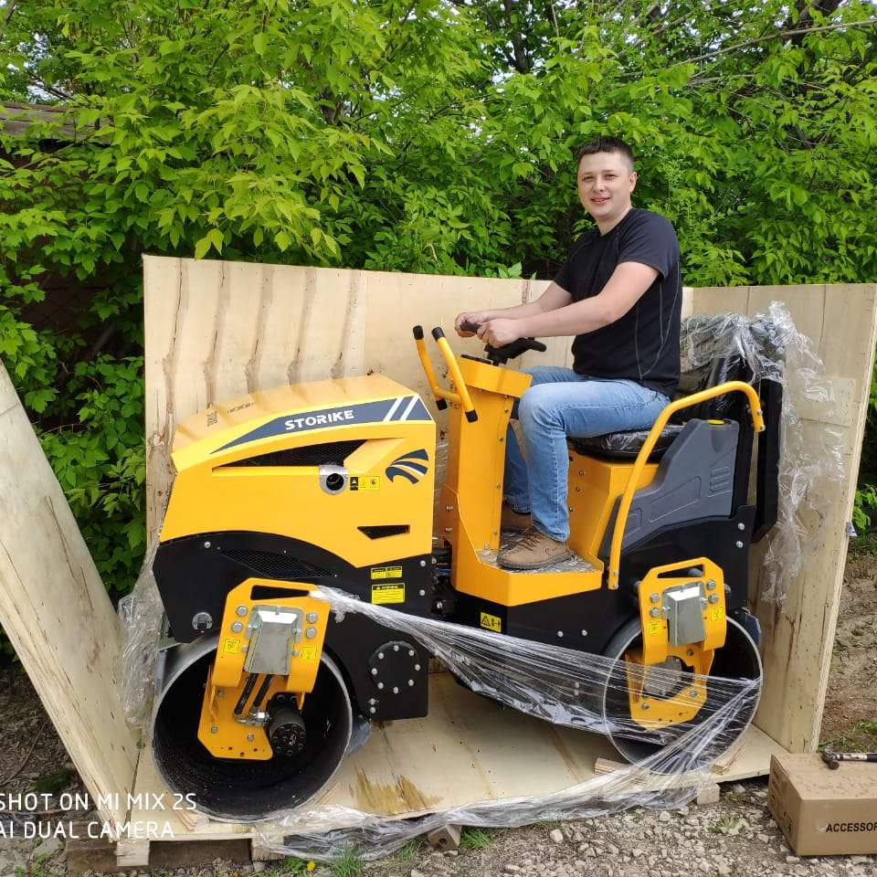 1 Ton 2 Ton 3 Ton Diesel Gasoline Hydraulic Vibrating Tandem Asphalt