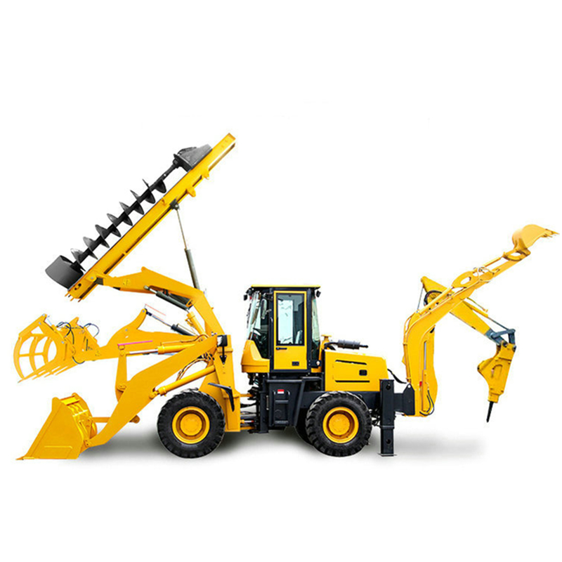 New Backhoe Loader 4x4 Compact Tractor with Loader and Backhoe Price 
