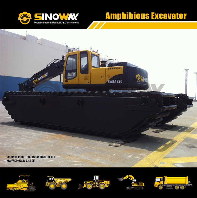 Factory supply SWEA220 Amphibious buggy excavator