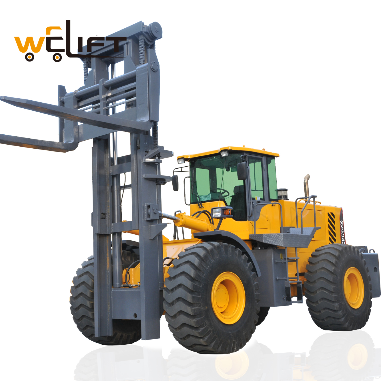 Rough terrain 4x4 forklift 4 wheel drive off road forklift 16 ton rough terrain forklift