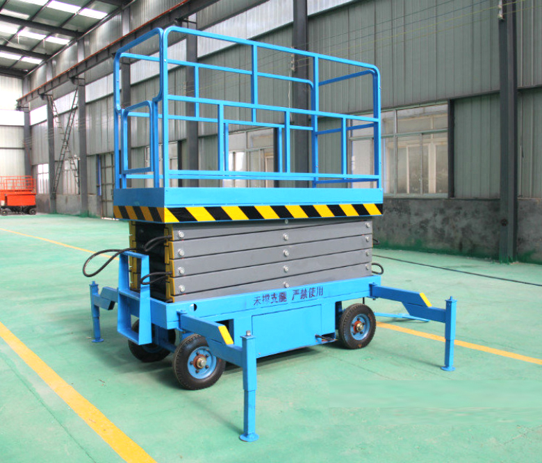 Factory price hydraulic 6m height manlift platform electric mobile scissor lift 