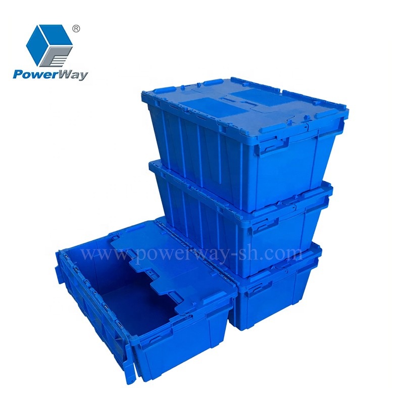 Turnover heavy duty tote box large moving containers plastic storage turnover box